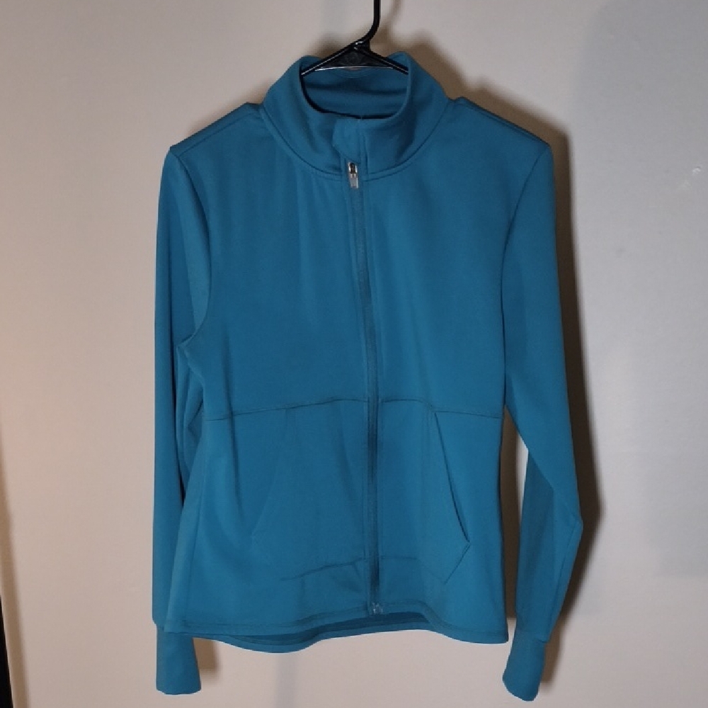 Blue Zip-Up Jacket